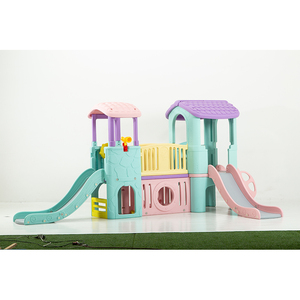 Trẻ em vui chơi giải trí công viên mẫu giáo trẻ em Playhouse sân chơi trong nhà thiết bị nhựa chơi nhà với <span class=keywords><strong>Slide</strong></span> - Product Image 3