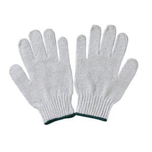 CVC Ivory Yarn Gloves 7G Medium Weight Knitted Wrist Silicone Free Reusable Anti-Chemical <b>Powder</b>-Free Safety Gloves for General - Product Image 1