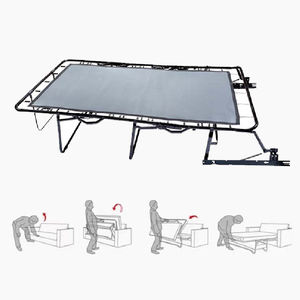 Prix d'usine Remplacement de l'acier Pliant Polyester Tissu Canapé-<span class=keywords><strong>lit</strong></span> Mécanisme Canapé-<span class=keywords><strong>lit</strong></span> Cadre - Product Image 2