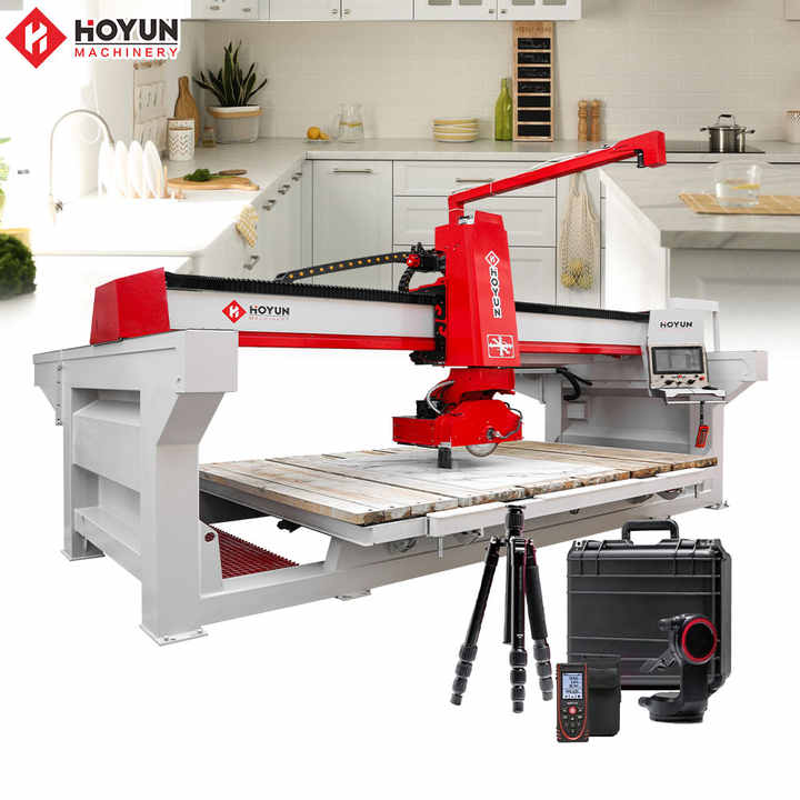 Hoyun Automatic CNC 5 Axis Bridge Saw - Efficient Stone Cutting