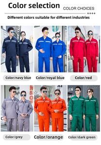 Aangepaste Logo Lange Mouwen Werkkleding Voor Tankstation Sanitaire Voorzieningen Bestand Tegen Vuil En Slijtage-Voor De Zomer Lente En Herfst - Product Image 2