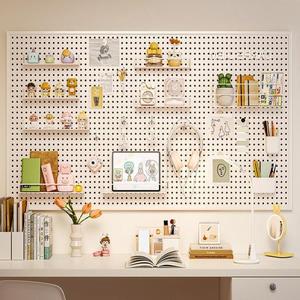 ชั้นวางของติดผนังสีขาวดำแบบไม่ต้องเจาะรู สำหรับหอพัก ห้องครัว ห้องน้ำ - Product Image 4