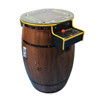 Machine d'arcade rétro en forme de tonneau à vin pour 2 joueurs, table de cocktail, borne de jeu d'arcade