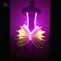 Costume de danse lumineux LED Teletubbies, jupe sexy lumineuse, robe de tutu LED, vêtements de performance, robe de fête lumineuse, vêtements de rave