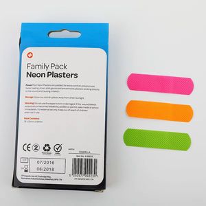 Pansements imperméables personnalisés à motif de dessin animé mignon pour enfants, avec lumière néon, jetables, format familial, valables 24 mois - Product Image 3