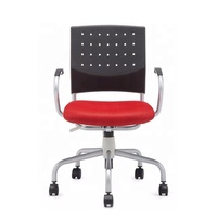 Chaise de bureau élévatrice moderne GS-G1540A avec fonctions de travail du poste de travail du budget pivotant à l'arrière en plastique