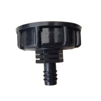 Adaptateur de raccord de tuyau IBC de 2 pouces à 0,62 pouce, F-BSP vers raccord cannelé mâle, PP HDPE S60x6 pour sortie de conteneur-citerne