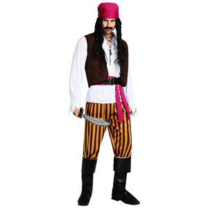 Disfraz de <span class=keywords><strong>Pirata</strong></span> Bucanero Unisex para Adultos, para Cosplay de Películas y Televisión, Fiesta de Halloween, con Pantalones con Estampado de Personajes, Vestido para <span class=keywords><strong>Mujer</strong></span> - Product Image 5