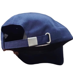 Casquettes de baseball sportives hip-hop en toile à 6 panneaux personnalisables avec broderie de logo et visières courtes pour hommes - Product Image 6
