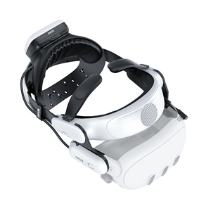 Sangle de tête magnétique AMVR BS1 pour Quest 3 et Quest 3s avec coussinet facial – Équilibre optimal, haute sécurité, ventilation, autonomie de la batterie illimitée - Product Image 1