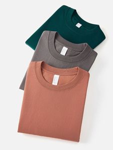 เสื้อยืดคัสตอม 230-320gsm หนัก ทรงโอเวอร์ไซส์ ไหล่ตก ผ้าฝ้าย 100% ปักลาย คอกลม เสื้อยืดผู้ชาย - Product Image 1