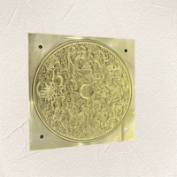 Matrices de marquage à chaud et blocs d'embossage CNC en laiton TPS DF-12-065 de haute qualité avec plaques d'impression premium