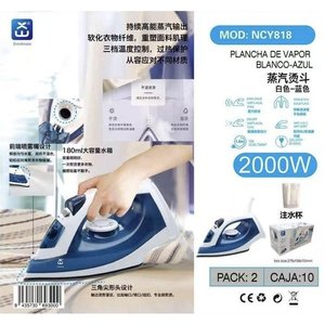 Fer à lisser électrique à revêtement céramique 180ML, fer à vapeur avec fonction double humide et sèche pour le lissage des cheveux à domicile - Product Image 3