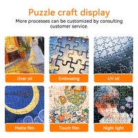 Puzzle en papier réaliste personnalisé de fruits tropicaux, emballé dans une boîte de rangement légère, pour l'apprentissage de la botanique, idéal pour la décoration intérieure et les loisirs