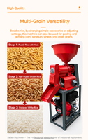 Machine à riz entièrement automatique de petite taille à haute productivité avec deux ans de garantie