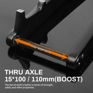 <span class=keywords><strong>Fourche</strong></span> <span class=keywords><strong>rigide</strong></span> en fibre de carbone TOSEEK <span class=keywords><strong>Boost</strong></span>, frein à disque, 15*100/110, passage de câbles entièrement interne pour VTT - Product Image 4