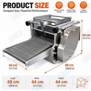 Máquina para Hacer Totopos de Maíz, Máquina para Hacer Nachos, Tacos, Chips de Tortilla Mexicanos, Máquina para Hacer Chalupas y Tostadas - Product Image 3