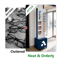 Présentoir de Luxe Personnalisé pour Lunettes, Présentoir Optique sur Pied, Présentoir en Acrylique pour Lunettes de Soleil, Présentoir pour Lunettes de Vue, Aménagement de Magasin