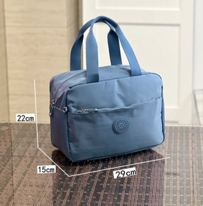 Sac de pique-nique nouveau style 2026 – Sac fourre-tout isotherme en nylon durable avec deux poches zippées – Sac à main portable pour le <span class=keywords><strong>travail</strong></span> et l'école - Product Image 5
