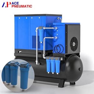 Bán hàng nóng máy nén khí trục vít 16 bar 7.5KW 11Kw 15KW 22Kw tất cả trong một máy nén khí trục vít - Product Image 2