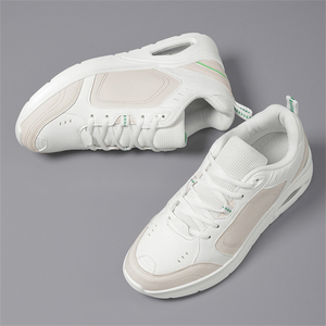 <span class=keywords><strong>Zapatillas</strong></span> Deportivas Transpirables de Cuero Sintético con Amortiguación Visible para Absorción de Impactos, Ligeras y Cómodas para Caminar a Diario - Product Image 5