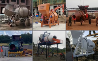 TopMai Bétonnière volumétrique 400L diesel-électrique à câble métallique, 14 m³/h, moteur 16 CV, garantie 1 an, haute efficacité opérationnelle