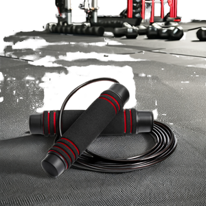 Cuerda de Saltar Profesional de Alta Calidad para Entrenamiento Deportivo, Cable de Acero Recubierto de PVC, Longitud Ajustable, Unisex - Product Image 3