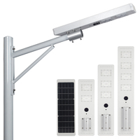 Lampe solaire LED intelligente tout-en-un pour extérieur, étanche, avec détecteur de mouvement, variateur d'intensité automatique, pour route et jardin, avec télécommande