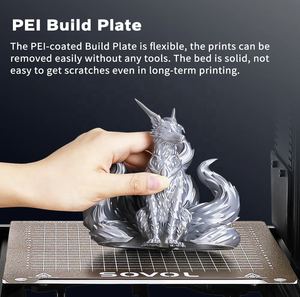 Kit de plaque d'impression Comgrow T500 Sovol SV06PLUS ACE SV08 PEI pour imprimantes 3D, plaque de construction flexible à double usage, état neuf - Product Image 6