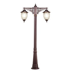 Lampadaire de cour à usage domestique, style chinois, 220V, LED extérieur étanche IP65, nouveau modè<span class=keywords><strong>le</strong></span> pour villa rurale, lumière ultra-lumineuse de 3 mètres - Product Image 5