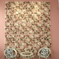 Hochzeit Abschluss Ostern Hintergrund Simulation Stickerei Ball Teppich Kunstseide Wand Rosen Blume Shop Fenster Dekoration