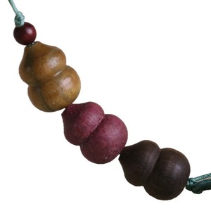 Colgante para Teléfono con Forma de Calabaza, Madera de Sándalo Verde, Pequeño Amuleto de Fortuna y Prosperidad, Borla Decorativa para Teléfono Móvil - Product Image 5