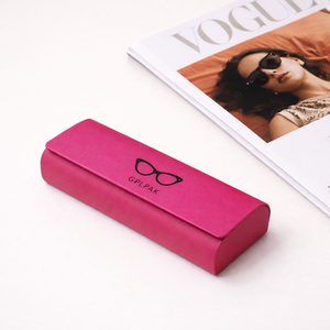 Estuche de Gafas de Sol Magnético de Cuero PU Multicolor con Diseño de Logotipo Personalizado, Caja de Empaque Individual para Gafas - Product Image 3