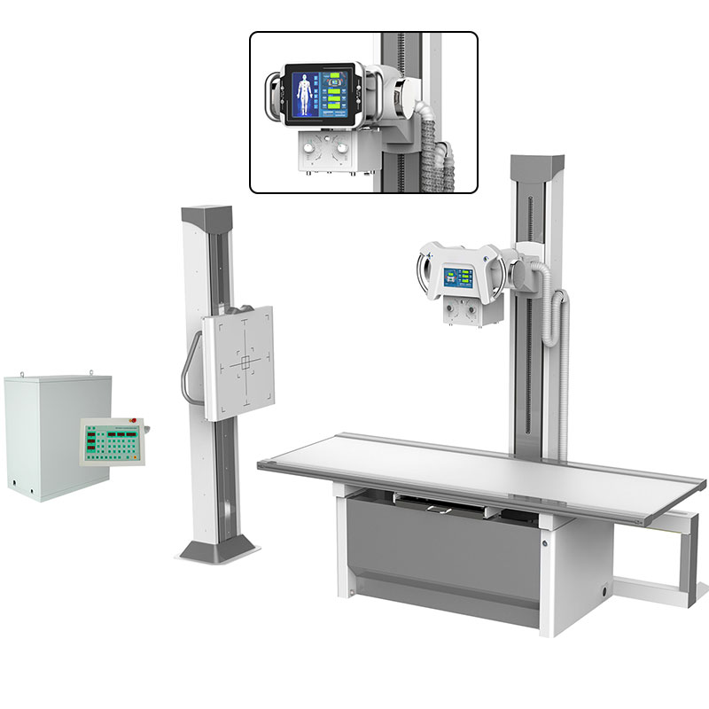 Medical High Frequency X-ray Radiography System 20KW/32KW/50KW Portable Digital Fixed X Ray Machine For Lab Hospital Use