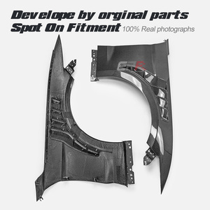 Aile avant décorative en fibre de carbone EPR 2015-2016 pour S555 type an (avant lifting) avec installation facile - Product Image 4