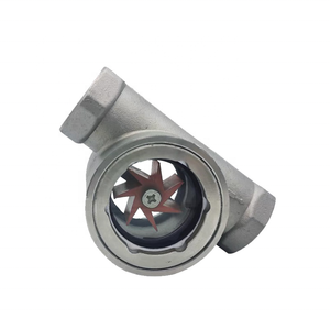 Girante eccentrico indicatore di flusso interno filettatura girante vetro mirino - Product Image 2