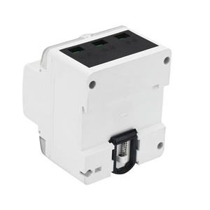 Medidor de energía digital trifásico 4P con riel Din kWh AC 220V Voltímetro Pantalla LCD Contador analógico y conexión RS485 - Product Image 3