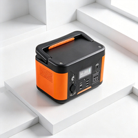 Centrale Électrique Portable LiFePO4 Grande Capacité avec Poignée Amovible Personnalisable, Démarrage d'Urgence Solaire 500W à Onde Sinusoïdale Pure