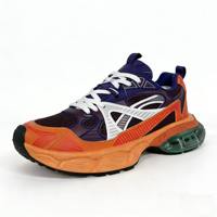 Chaussures de course personnalisées pour couple, style rétro tendance, respirantes, à lacets, avec coussin d'air, pour hommes