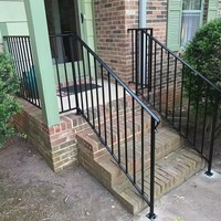 Système de main courante moderne en aluminium et verre YXX, conception 3D, finition thermolaquée, installation sur terrasse pour escaliers et balcons 1