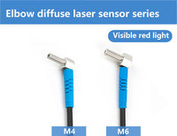 JIMOU Sensor pantul Laser, sudut kanan siku inframerah 24V, Sensor refleksi tiga kawat Sensor optik Harga Laser