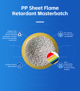 Trong suốt homopolymerization PP tấm chống cháy hạt v0 - Product Image 2
