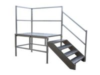 Chine Modulaire en aluminium plate-forme réglable échelle système de marche en aluminium main courante passerelle