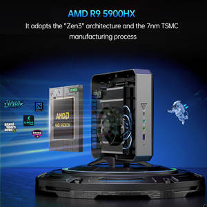 New Professional <b>Mini</b> <b>PC</b> for 3D Design Ryzen 9 5800HX RX 6600LE 8GB Dedicated Video Memory USB4 Windows 11 <b>Desktop</b> - Product Image 6