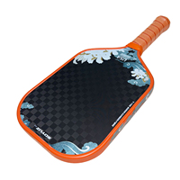 Raquette de pickleball SOYUZ T700 3K en fibre de carbone brute, mousse EPP de 14 mm, forme allongée thermoformée, approuvée USAPA