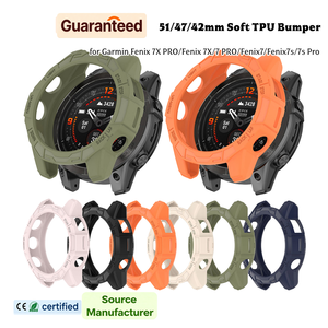 Coque de protection demi-enveloppante 51MM pour montre connectée Garmin <span class=keywords><strong>Fenix</strong></span> 7X Epix Pro - Product Image 1