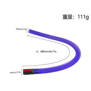 Tuyau d'aspirateur <span class=keywords><strong>Dyson</strong></span> 877 mm/34,53 po, accessoire d'embout pour fentes en plastique gris pour V7 V8 V10 V11 V12 <span class=keywords><strong>V15</strong></span> - Product Image 2