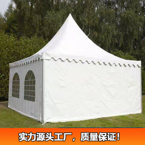 Tente de toit blanche à pointe, 6M, structure en alliage d'aluminium, tissu Oxford, imperméable, pour mariages et fêtes en extérieur, ouverture rapide, type extensible - Product Image 4