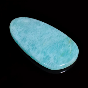 Cabujón de Amazonita Azul Natural de Primera Calidad, Pulido, en Forma de Huevo, 58x31x6mm, 102ct, Gran Venta Piedras Preciosas Sueltas para la Elaboración de Joyería - Product Image 1