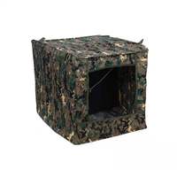 Boîte de tir silencieuse chinoise en toile camouflage pliable 40x40 pour entraînement au tir à l'éjection avec arc composé
